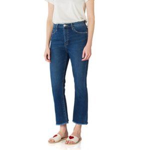32.) NWT Current Elliott The High Waist Kick Jean Peacenik Size 25- MSRP $248